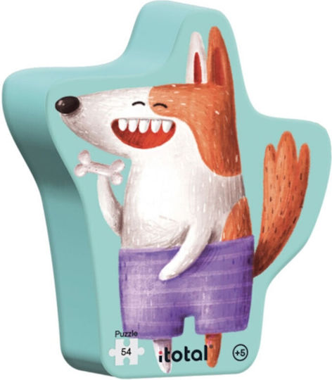Детски Пъзел Funny Dogs за 5+ години+ Години 54бр Total Gift