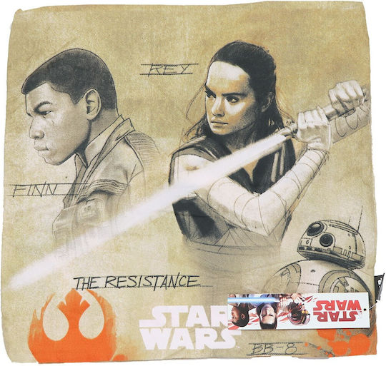Disney Kids Decorative Pillow Case Star Wars Beige 40x40cm