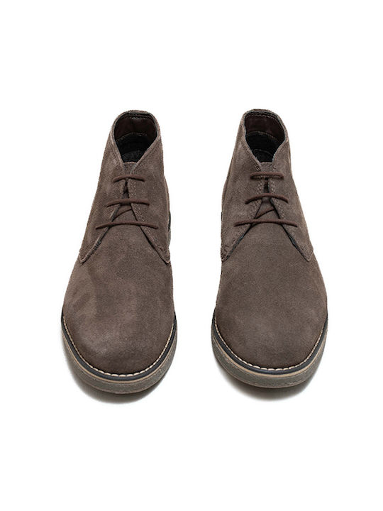 Sider Collection Men's Suede Boots Brown