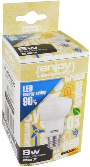 Elvhx LED Bulb 10W 80mm for Socket E27 and Shape R80 Warm White 800lm