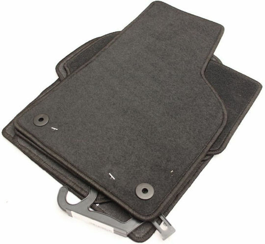 Petex Set of Front and Rear Mats 4pcs for Volkswagen Jetta 2011+ Black