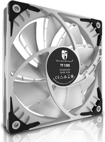 Deepcool TF120 S 4-Pin PWM Case Fan White