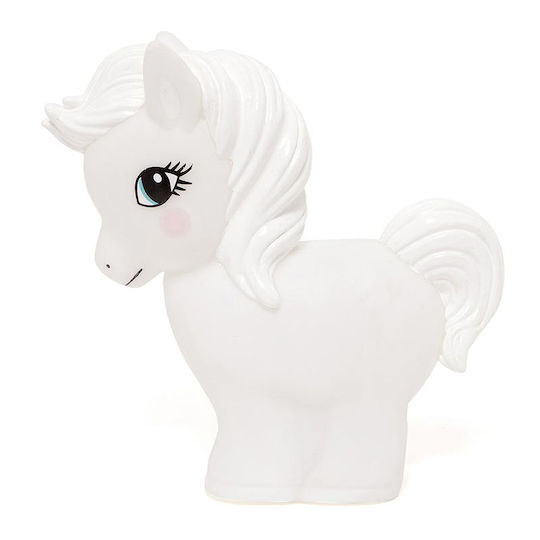 Petit Monkey Led Kids Decorative Lamp Pony with Color Changes White 15εκ.