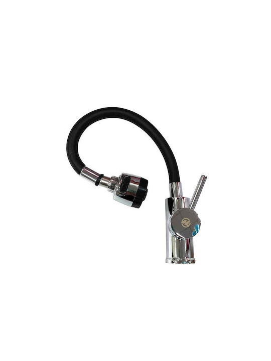 Rubinetto 04608G Kitchen Counter Flexible Grey Faucet