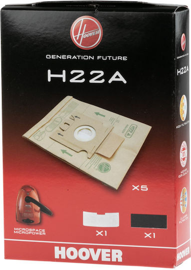 Σακούλες Ηλεκτρικής Σκούπας Hoover Original H22a Microspace Micropower