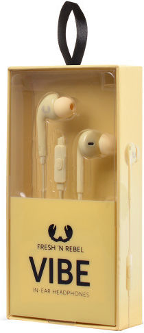 Fresh 'n Rebel Vibe In-ear Handsfree με Βύσμα 3.5mm Κίτρινο