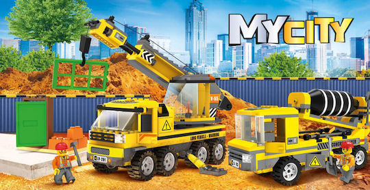 Blocki Concrete Mixer Building Blocks for 6+ Years 217 Pieces