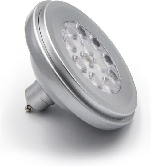 Adeleq LED Крушка 12W за Цокъл GU10 и Форма AR111 Естествено бяло 870лм Димируем