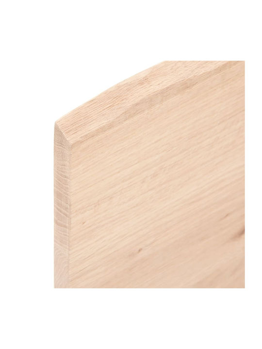 vidaXL Rectangular Office Desk Surface made of Solid Wood Raw 80x40x2cm 3156290 1pcs