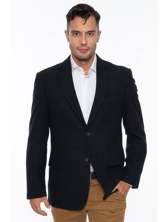 Cor's Men's Suit Jacket Regular Fit Black