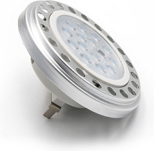 Adeleq LED крушка 15W за фасунга GX53 и форма AR111 Неутрално бяло 1500лм Димируем