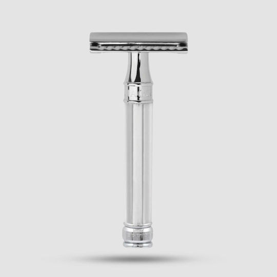 Edwin Jagger Double Edge Octagonal Handle Black Gold Plated Razor de siguranță