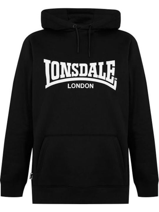 Essential Sweatshirt with Hood Black