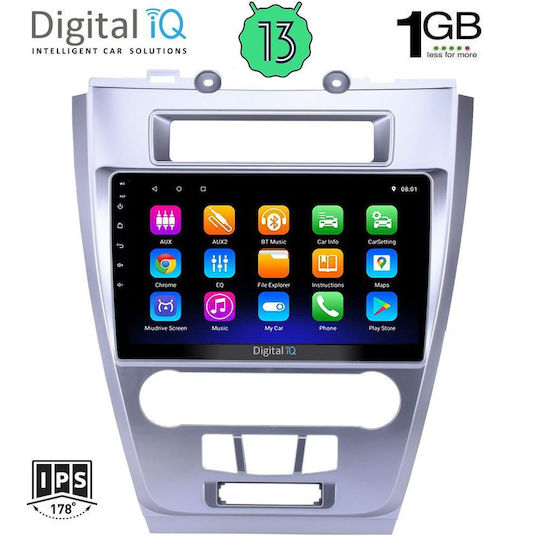 Digital IQ Автомобилна Аудио Система (Блутут/USB/AUX/WiFi/GPS/Apple-Carplay/Android-Auto) с Тъчскрийн 10"