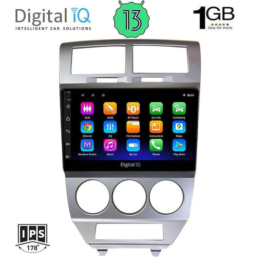 Digital IQ Ηχοσύστημα Αυτοκινήτου Dodge Caliber 2006-2012 (Bluetooth/USB/AUX/WiFi/GPS/Apple-Carplay/Android-Auto) με Οθόνη Αφής 10"