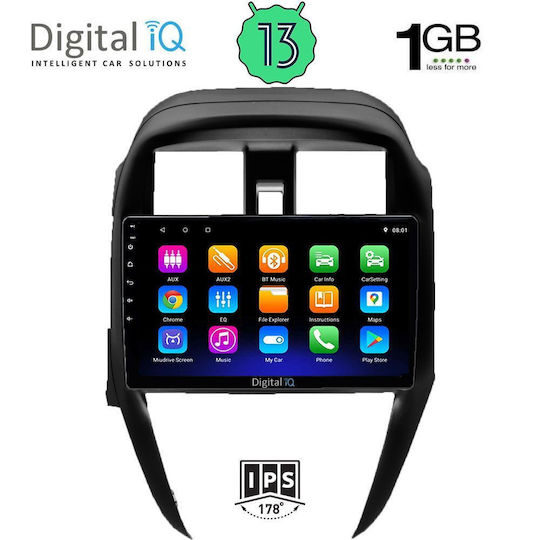 Digital IQ Автомобилна Аудио Система (Блутут/USB/WiFi/GPS/Apple-Carplay/Android-Auto) с Тъчскрийн 10"
