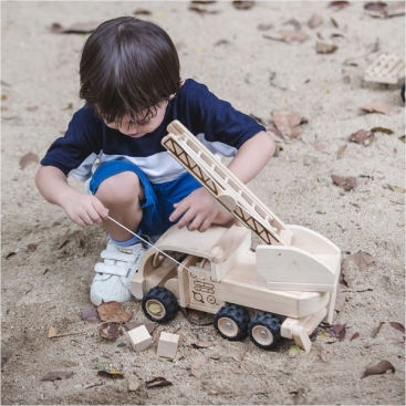 Plan Toys Αυτοκινητάκι Πυροσβεστικό Πυροσβεστικό για 3+ Ετών