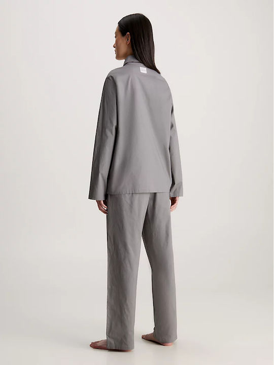 Calvin Klein Winter Women's Pyjama Set Gray