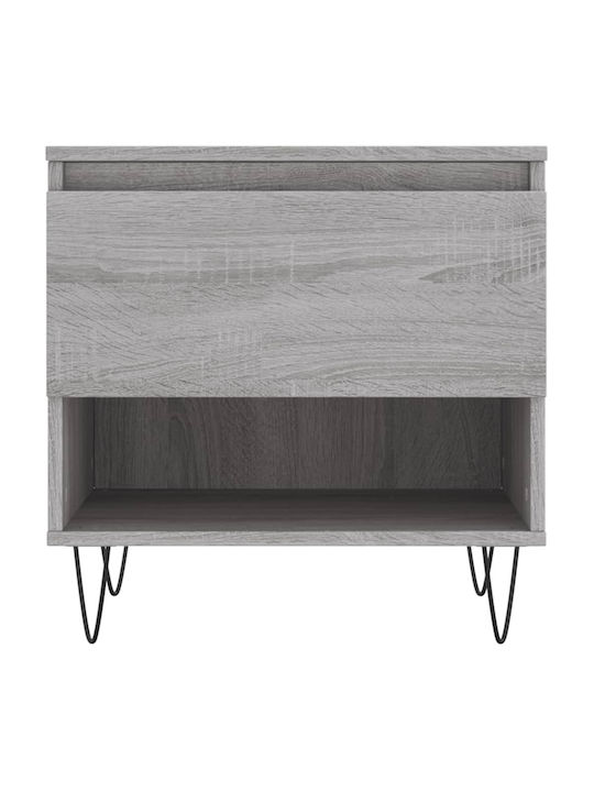 Square Side Table Wooden Grey Sonoma L50xW46xH50cm.