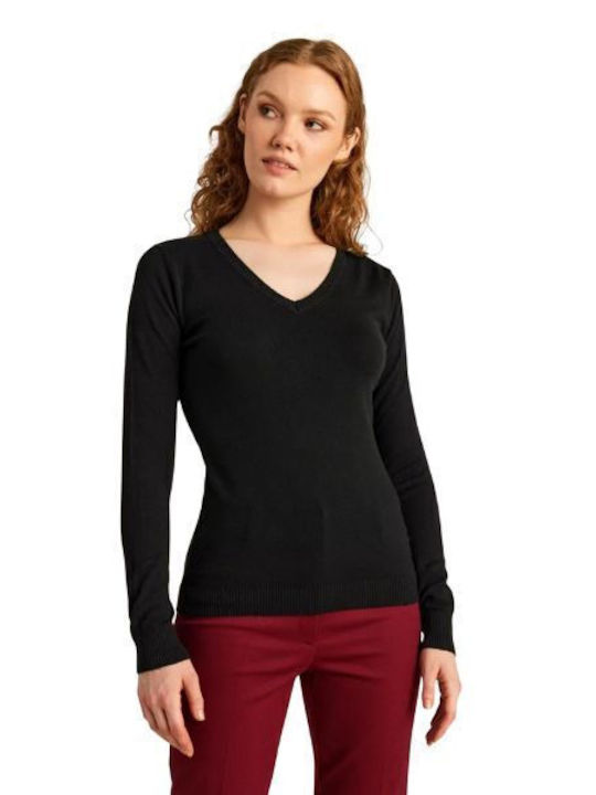 Forel Women's Long Sleeve Sweater Black