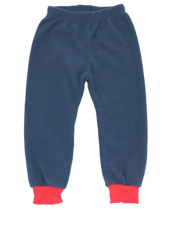 Marvel Παιδική Πιτζάμα Χειμωνιάτικη Fleece Navy Μπλε