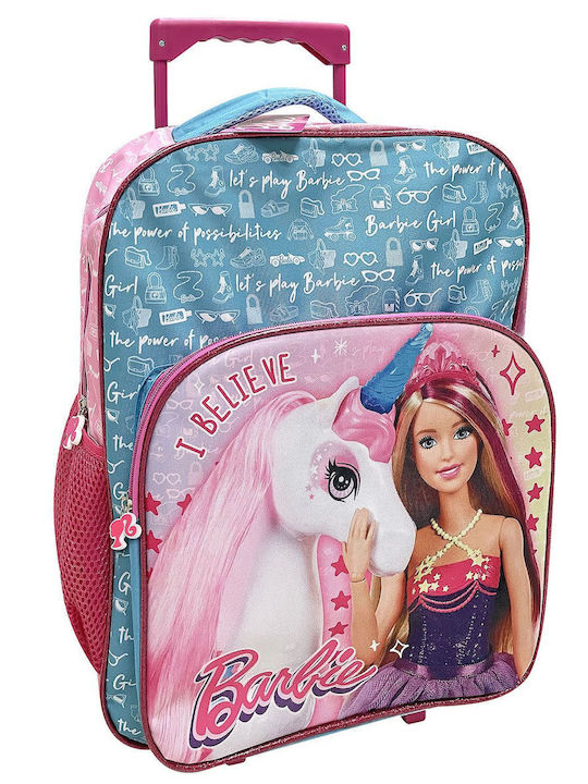 Barbie School Bag Trolley Elementary, Elementary in Pink color