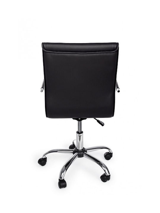 Bizzotto Office Chair with Fixed Arms Black
