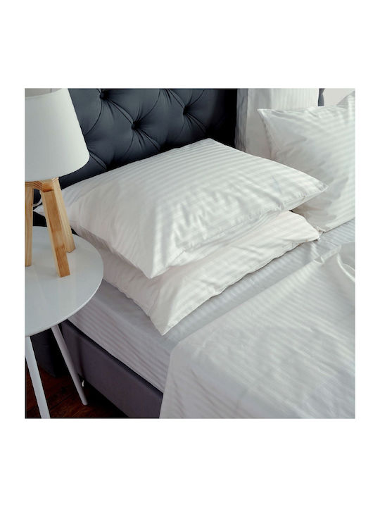 SB Home Bettwäsche-Set Überdoppel 250x280cm. Lusso Cream 4Stück