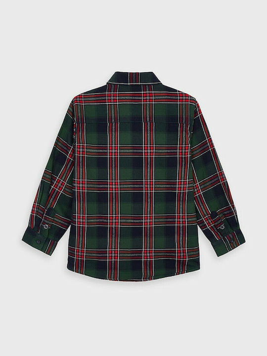 Mayoral Kids Checked Shirt Multicolour