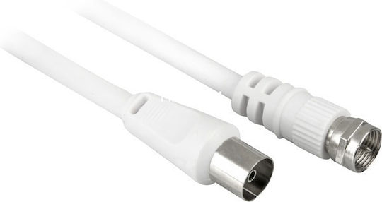 Goobay Καλώδιο Δορυφορικής F-Connector male - Coax female 1.5m (11829)