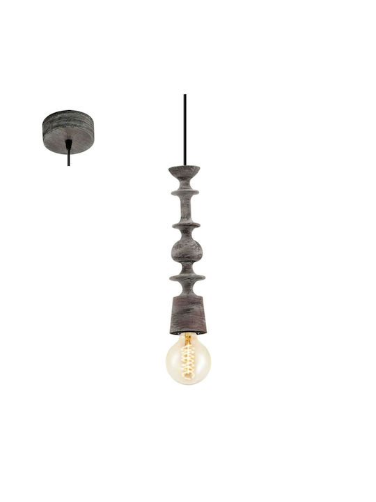 Eglo Avoltri Pendant Light Suspension for Socket E27 Brown