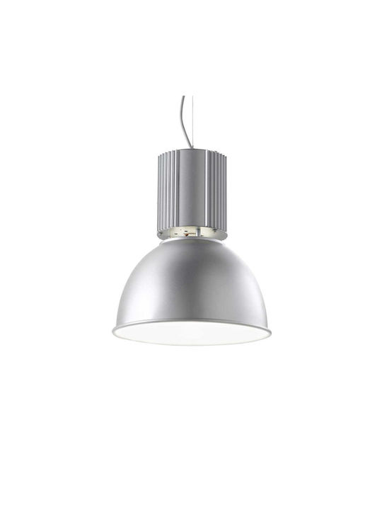 Ideal Lux Hangar SP1 Lustră O singură lumină Bell Argint