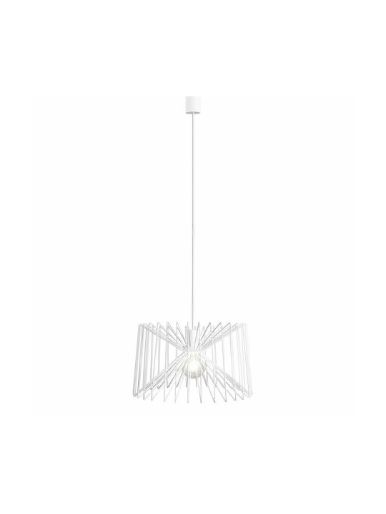 Nowodvorski Ness White Pendant Light Single-Light for Socket E27 White