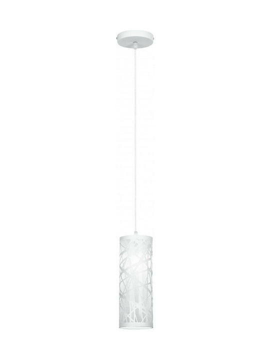 Fan Europe I-BATIK/S10 Pendant Light Single-Light for Socket E27 White I-BATIK/S10