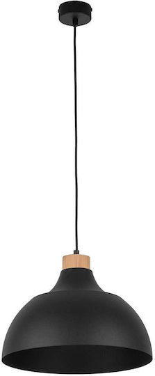 TK Lighting Cap Hängelampe Schwarz 34cm