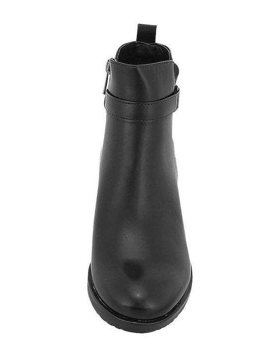 Women's Ankle Boots Ankle High with Medium Heel Black