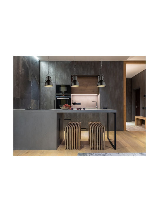 Globo Lighting Pendant Light Black with Socket E27 27x270cm