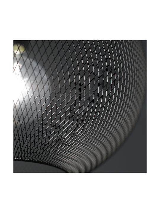 Fan Europe Esedra Hängelampe Schwarz mit Fassung E27 50x120cm.