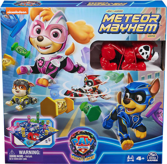 Board Game Paw Patrol The Movie: Boardgame Mission Impawsible for 2-4 Players 4+ Years Old (ES) Spin Master