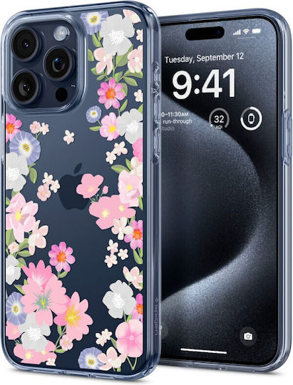 Spigen Liquid Crystal Back Cover Silicone Blossom (iPhone 15 Pro)