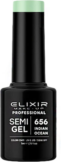 Elixir Semi Gel Ημιμόνιμο Βερνίκι Νυχιών 656 Indian Ocean 5ml