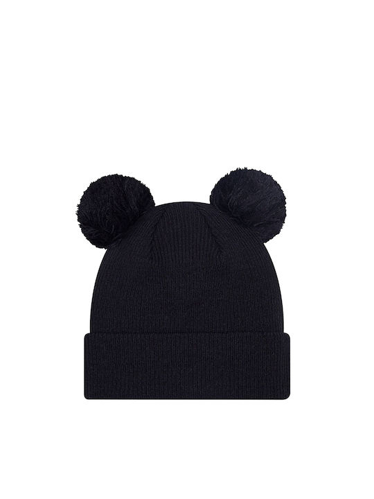 New Era Knitted Beanie Cap Black