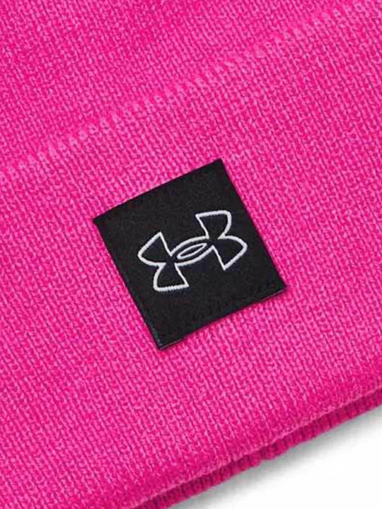 Under Armour Beanie Γυναικείος Σκούφος Πλεκτός σε Ροζ χρώμα