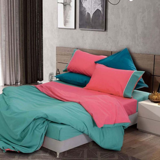 SB Home Сет Чаршафи 170x260см. Simi Coral Коралов 3бр