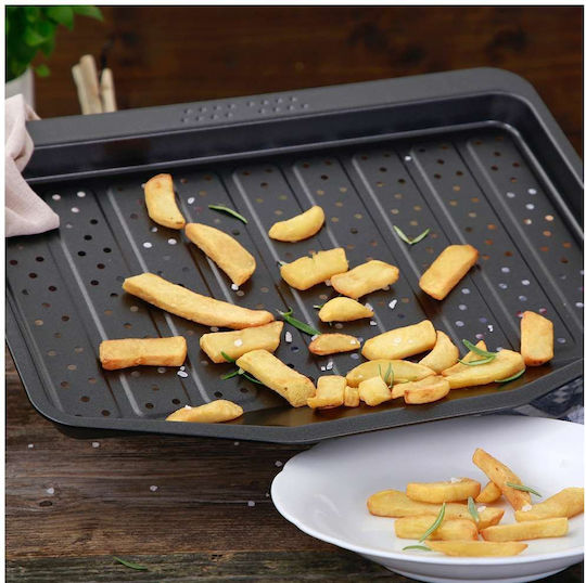 Decora Perforated Aluminum Baking Pan with Non-Stick Interior Coating 41x31.5cm