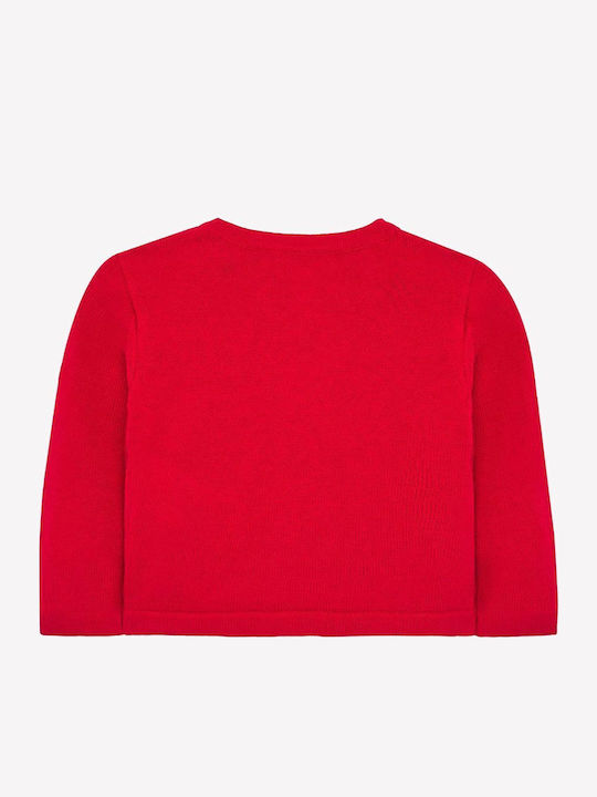 Kinderstrickjacke Gestrickt Rot