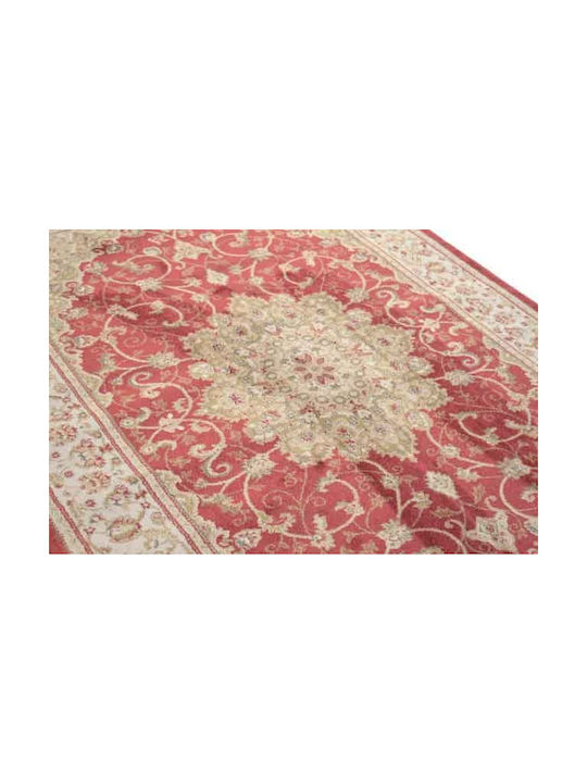 Eurofil 1977 Rug Fireplace Rectangular Ziegler Red Cream