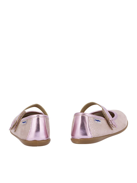 Conguitos Kids Anatomic Ballerinas 12270 with Hoop & Loop Closure Pink