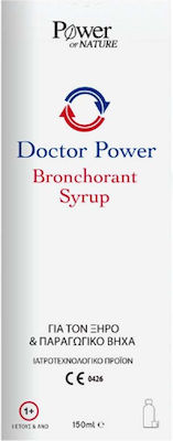 Power Health Doctor Power Bronchorant Σιρόπι για Παιδιά για Ξηρό και Παραγωγικό Βήχα χωρίς Γλουτένη Μέλι 150ml