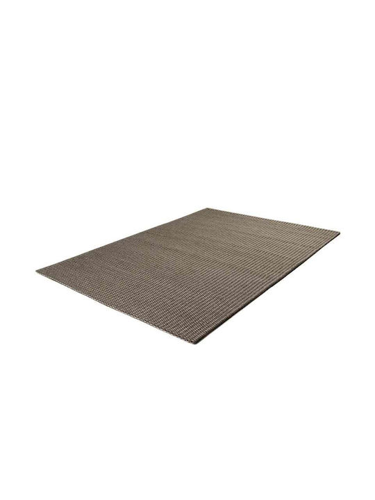 Tapicap Plex Lines 114 Handmade Rug Rectangular Brown-White